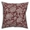18" x 18" Leaf Mixture Indoor/Outdoor Throw Pillow